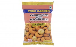 Tong Garden Cashew Nuts Mixed Macadamias Salted  Pack  35 grams